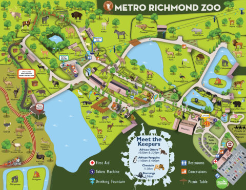 Map - Metro Richmond Zoo